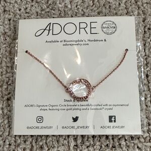 Adore Rose Gold Bracelet with Swarovski Crystal
